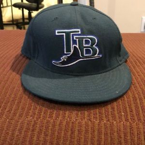 Tampa Bay Devil Rays 7.5 Used New Era Hat